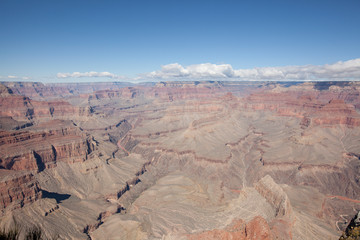 view of the Grand Canyon from Pima Point .Pima is the final point along the West Rim Drive, though the road continues 1.5 miles further, ending at Hermit's Rest