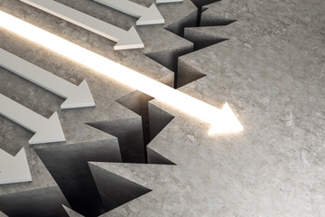 Success, growth and way concept