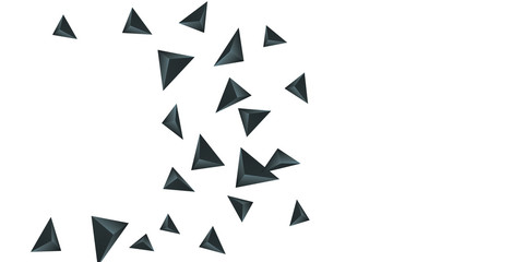 Triangular background. Abstract composition of 3d triangles. © niko180180