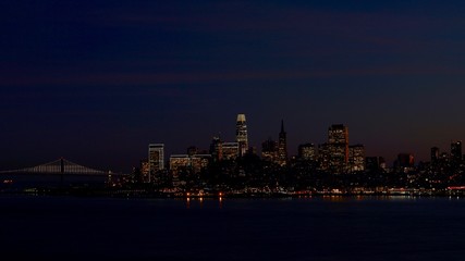 San Francisco view from Alcatraz