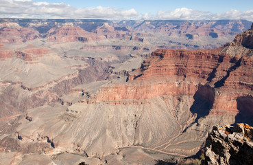 view of the Grand Canyon from Pima Point .Pima is the final point along the West Rim Drive, though...