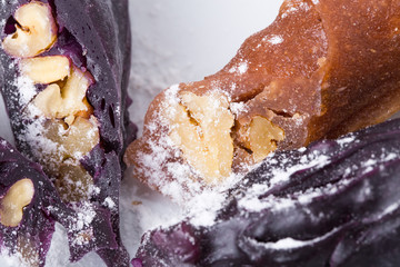 Traditional georgian dessert churchkhela.