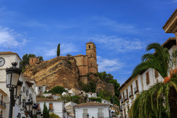 Obraz premium Montefrio is a municipality in the province of Granada. The ruins of a Moorish castle sit near the highest point.