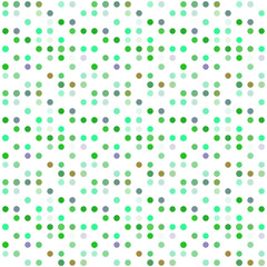 Seamless abstract pattern background with a variety of colored circles.