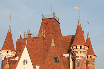 Fototapeta premium vintage castle towers