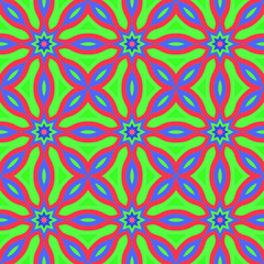 Seamless background pattern with a variety of multicolored lines.