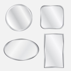 Set of realistic geometrical mirrors