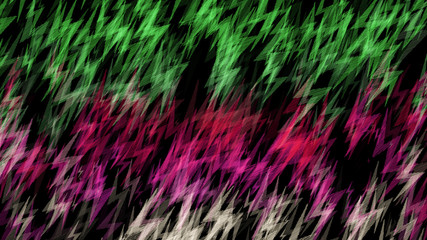 Background with a variety of colorful lightning. Big and small.