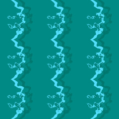 Seamless pattern background of multicolored lines with scribbler.