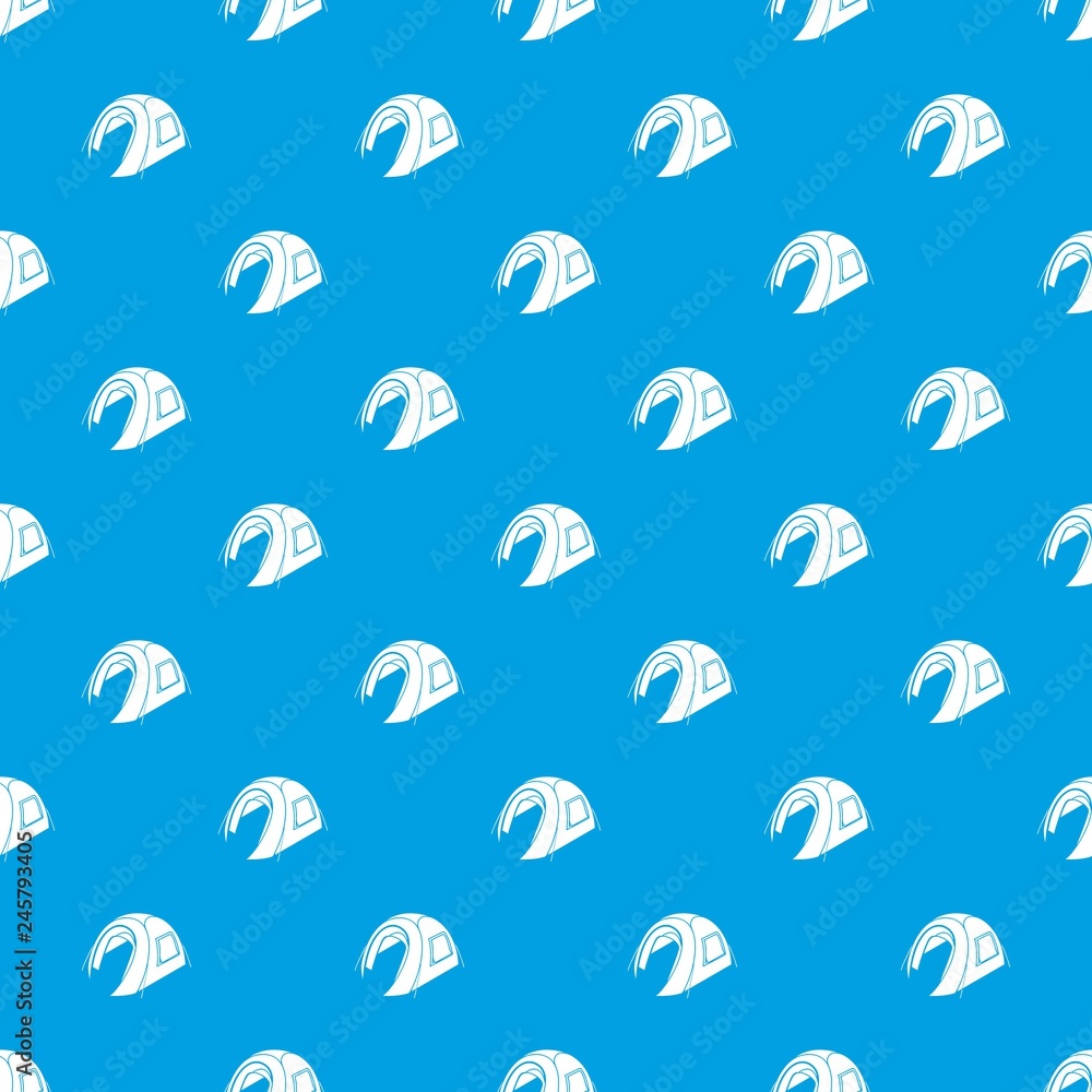 Poster modern tent pattern vector seamless blue repeat for any use