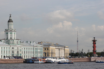 St. Petersburg city on the river