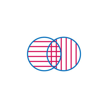 Elections, merging outline colored icon. Can be used for web, logo, mobile app, UI, UX