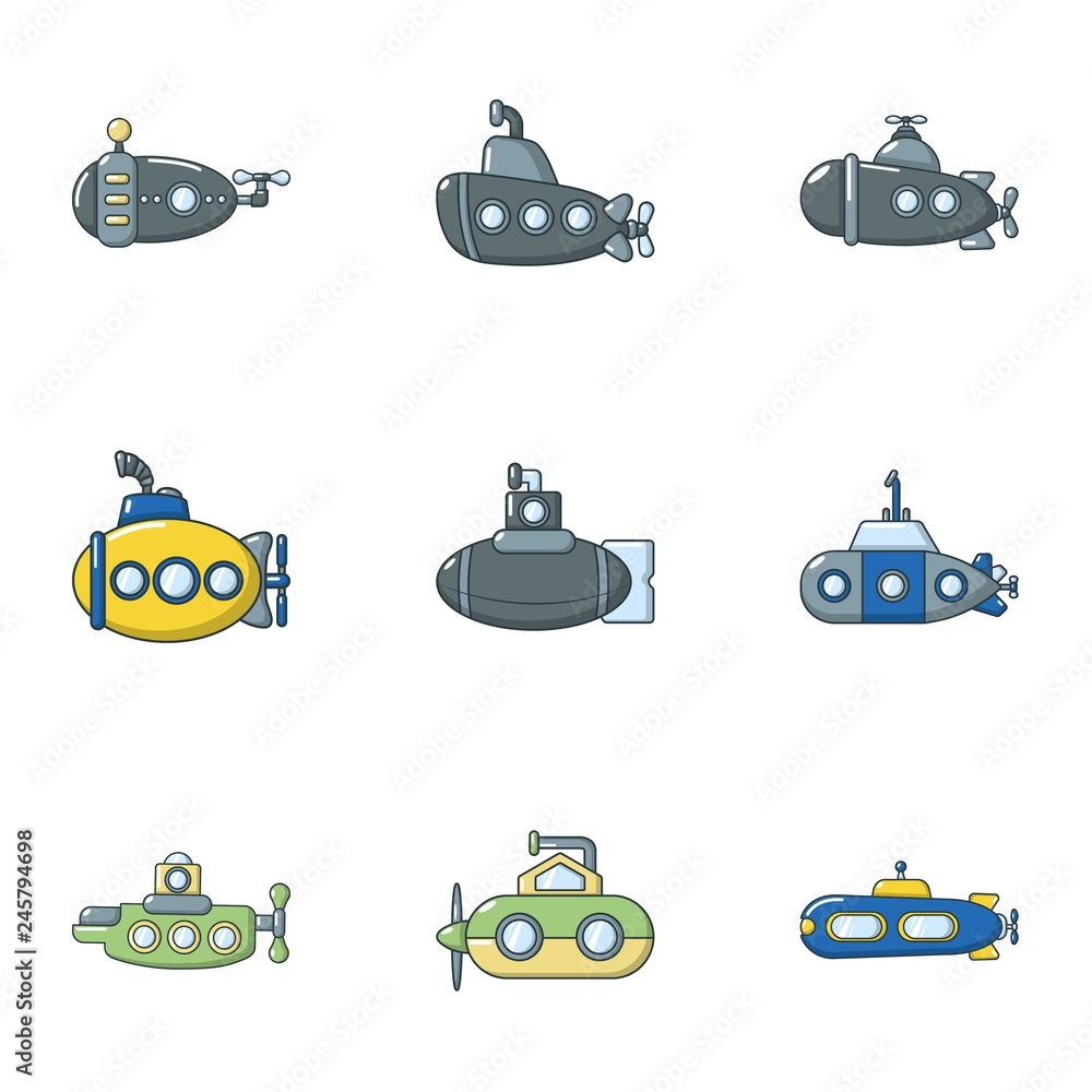 Poster trough icons set. flat set of 9 trough vector icons for web isolated on white background