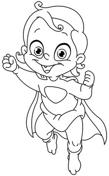 Outlined superbaby