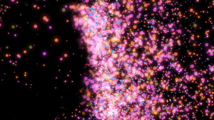 Background of multi-colored circles. Abstract background pattern.