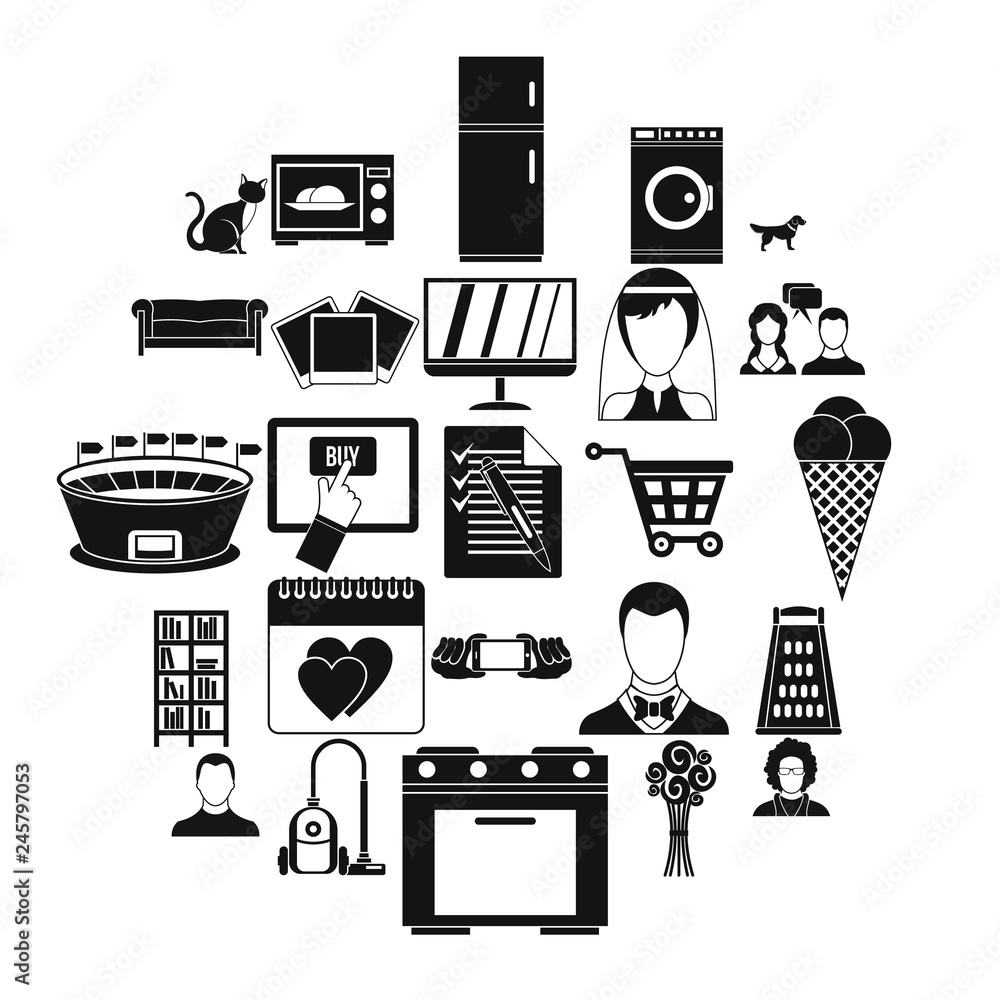 Aufkleber sup icons set. simple set of 25 sup vector icons for web isolated on white background