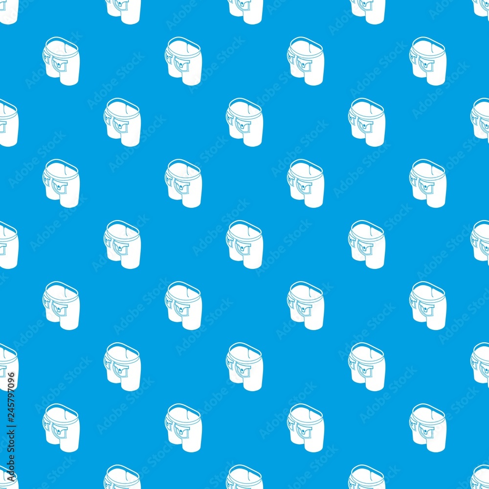 Poster jeans button pattern vector seamless blue repeat for any use