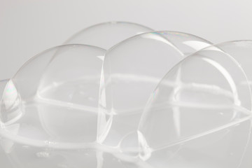 Soap Bubble Isolated on White Background
