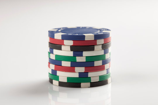 colorful gambling chips
