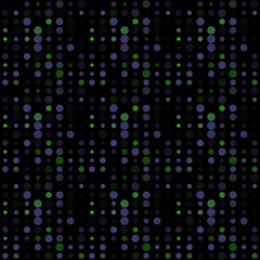 Seamless abstract pattern background with a variety of colored circles.