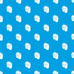 Back pocket jeans pattern vector seamless blue repeat for any use