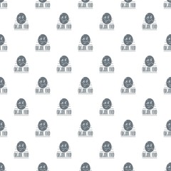 Potato pattern vector seamless repeat for any web design