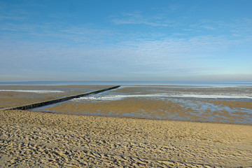 Cuxhaven Strand im Winter