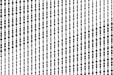 Abstract halftone pattern. Vector halftone dots background for design banners, posters, business projects, pop art texture, covers. Geometric black and white texture.