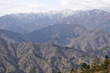 雪の丹沢山地