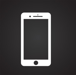 Phone icons set on white background for graphic and web design, Modern simple vector sign. Internet concept. Trendy symbol for website design web button or mobile app