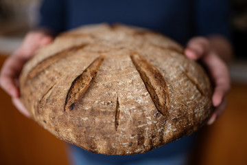 home made yeast load of bread