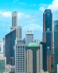 Fototapeta na wymiar Singapore business financial downtown