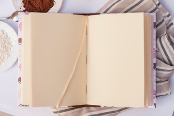Cuaderno de recetas de reposteria Cuaderno hecho a mano handmade notebook en rosa pink