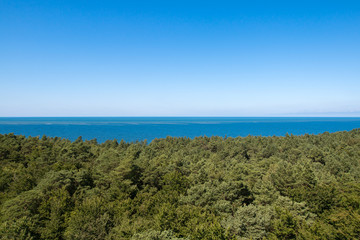 Baltic Sea Ustka in Poland