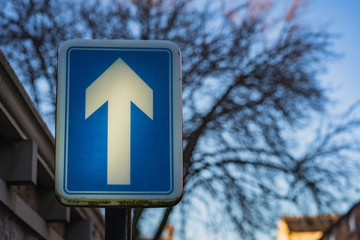 One Way Sign