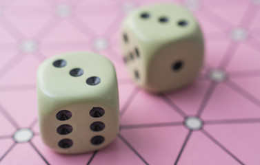 Board game concept, part of leisure time