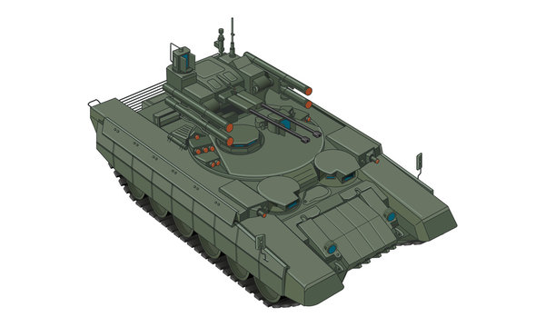 Russian Tank Support Fighting Vehicle