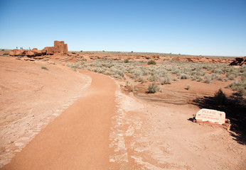 Wupatki National Monument is located approximately 30 miles north of Flagstaff, AZ in the picturesque high desert region just west of the Little Colorado River and the Navajo Indian Reservation. 