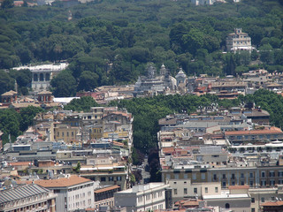 Obraz premium Rome, Italy look from above