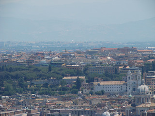 Rome, Italy look from above