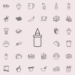 plastic cup icon. Fast food icons universal set for web and mobile