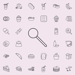 icicle icon. Fast food icons universal set for web and mobile