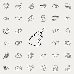 granulated sugar icon. Food icons universal set for web and mobile