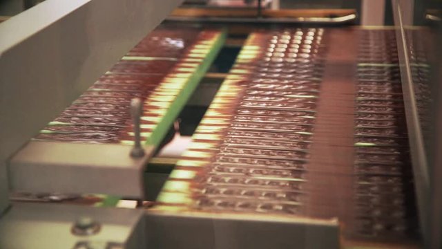 candy production at the confectionery factory