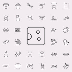 piece of cheese icon. Food icons universal set for web and mobile