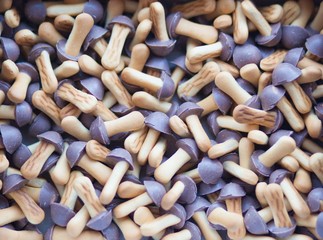 sweetness. chocolate mushrooms