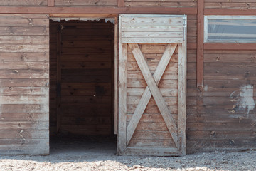 An open door to the barn © Konstiantyn Zap