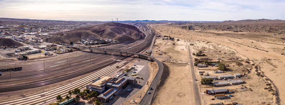 Barstow Kalifornien Schienen Bahnhof Zukverkehr Railroad Museum