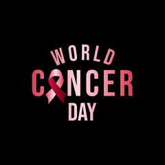 Obraz premium World Cancer Day Vector Template Design Illustration