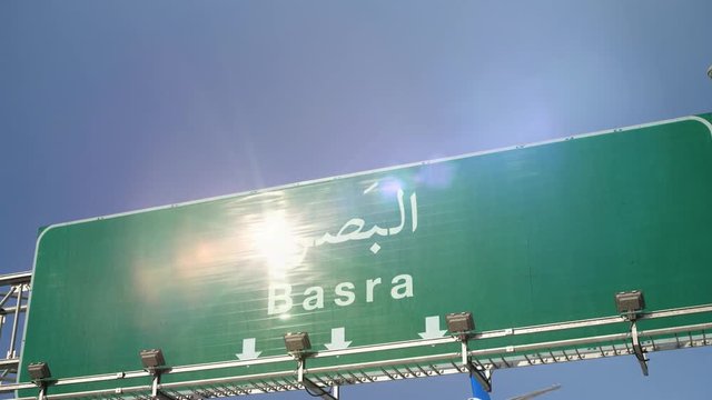 Airplane Landing Basra